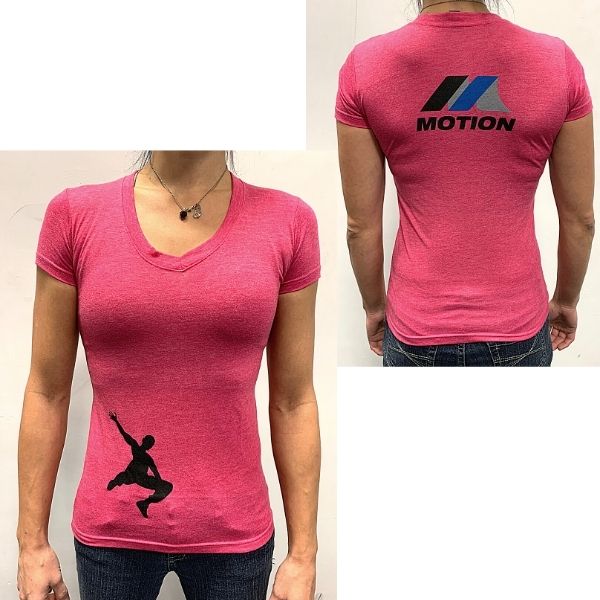 T-shirt rose Motion pour femme